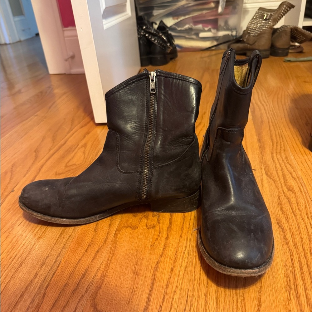 Black Frye Ankle Boots
